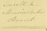 Document (Opinion concernant la seigneurie de St-Pierre)