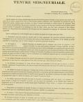 Document (Résolutions proposées par M. Drummond sur l'abolition de la tenure seigneuriale)