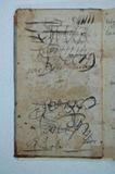 Livre (Select fables of Aesop, and other fabulists, in three books). Inscriptions manuscrites illisibles