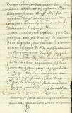 Document (Vente d'une propriété à Montréal, acquise de la succession du curé Perot, par Charles Aubert de La Chesnaye à Pierre D'Aillebout d'Argenteuil)