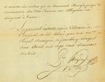 Document (Vente de maison à la Place d'Armes par François Dumoulin à Antoine Foucher)