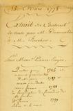 Document (Vente de maison à la Place d'Armes par François Dumoulin à Antoine Foucher)