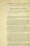 Document (Lettre pastorale de l'évêque Plessis sur la captivité du Pape)
