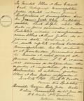Document (Sommation au juge Baby de comparaître comme témoin dans la cause en béatification de Jean Jacques Olier)