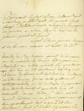 Document (Procuration de Charles Joseph d'Aillebout à .... pour réclamer ses appointements du trésorier général de la marine)