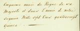 Document (Autorisation de Dorchester à Antoine de Lanaudière de lever une compagnie de 75 hommes sous le commandement du capitaine Desaulniers Beaubien pour servir durant 3 ans)