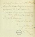 Document (Lettre d'Edw. Baynes à L. Guy)