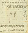Document (Lettre de Wm. Berczy fils à sa mère)
