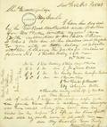 Document (Lettre de H. Billings à Chs. Mittleberger)
