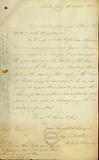 Document (Lettre de Geo. Burke à Perrault)