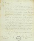 Document (Lettre de C. S. Cherrier à Wm Berczy)