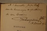 Livre (Histoire de la paroisse de L'Ange-Gardien). Dédicace dédiée à Baby