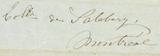 Document (Lettre de l'abbé C. Chiniquy à de Salaberry)