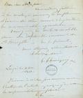 Document (Lettre de l'abbé C. Chiniquy à la Minerve)