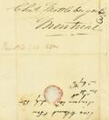 Document (Lettre de L. Clément à Chs Mittleberger)