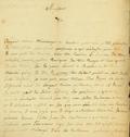 Document (Lettre de Curatteau à François Baby)
