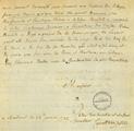 Document (Lettre de Curatteau à François Baby)
