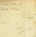 Document (Lettre de d'Aillebout à Marie-Louise Denys de la Ronde)