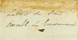 Document (Lettre de Lord Dalhousie au juge Perrault)