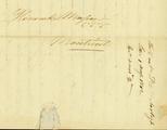 Document (Lettre de P. D. Debartzch à Joseph Masson)