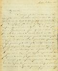 Document (Lettre d'Edward Ellice à Thos. Thain)