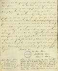Document (Lettre d'Edward Ellice à Thos. Thain)
