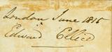 Document (Lettre d'Edward Ellice à Thos. Thain)