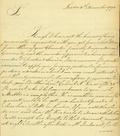 Document (Lettre de Simon Fraser à M. MacTavish)