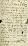 Document (Lettre de Simon Fraser à Simon MacTavish)