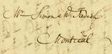 Document (Lettre de Simon Fraser à Simon MacTavish)