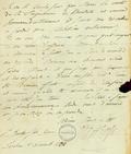 Document (Lettre de Ph. A. De Gaspé à François Baby)