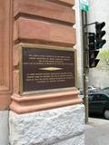 Plaque de la résidence de Mgr. Plessis et Wolfred Nelson. Vue d'ensemble
