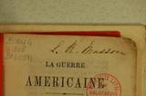 Brochure (La guerre américaine, son origine et ses vraies causes : 2me lecture). Signature