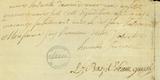 Document (Lettre de la Veuve Guyon à Jacques Perrault)