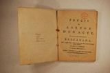 Livre (Précis ou Abrégé d'un acte, qui pourvoit à la plus grande sureté [sic] du Bas-Canada , passé le 30me [i.e. 31ème] may, dans la trente-quatriéme [sic] année du règne de Sa Majesté). Page de titre