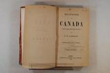 Livre (Histoire du Canada depuis sa découverte jusqu'à nos jours (Tome I)). Page de titre