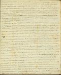 Document (Lettre de La Corne à Mde de Lavaltrie)
