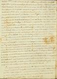 Document (Lettre de La Corne à Mde de Lavaltrie)