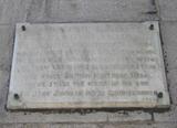 Plaque de Sir John Johnson. Vue avant