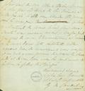 Document (Lettre de G. de Lanaudière à Frs Baby)