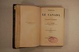 Livre (Esquisse sur le Canada considéré sous le point de vue économiste (Exemplaire I)). Page de titre