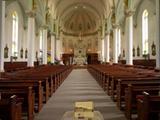 Église de Saint-François-Xavier. Vue intérieure