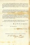 Document (Lettre pastorale de l'évêque Plessis ordonnant des prières pour la patrie)