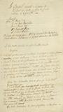 Document (Éloge des MM. De Montgolfier par l'un des frères du Canada.- 5 mars 1788. Liste des Frères de la loge de Montréal)