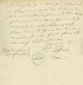 Document (Lettre de P. Laforce à Perrault)