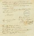 Document (Lettre de l'abbé B. C. Panet à Perrault)