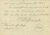 Document (Lettre de D. B. Papineau à Joseph Masson)