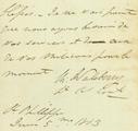 Document (Lettre de Charles de Salaberry à Pinsonnault et Sanguinet)