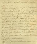 Document (Lettre de St-Ours à de La Corne)
