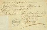 Document (Lettre de St-Ours à de La Corne)